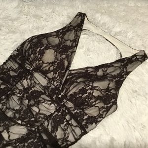 Studio Y Dress with Lace Overlay